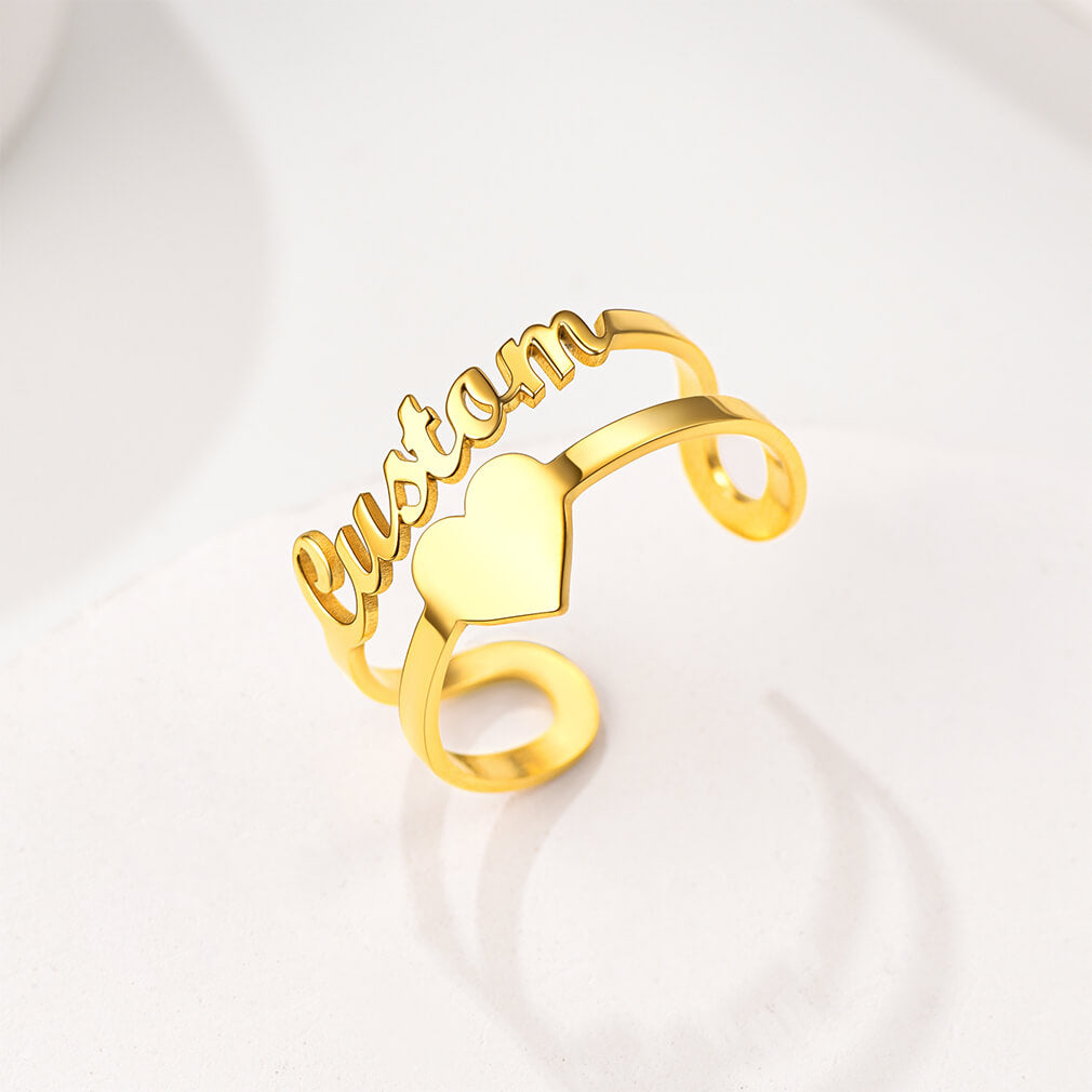 Custom RIng (18K Gold Vermeil) - Jewelry Gift ideas by Talisa